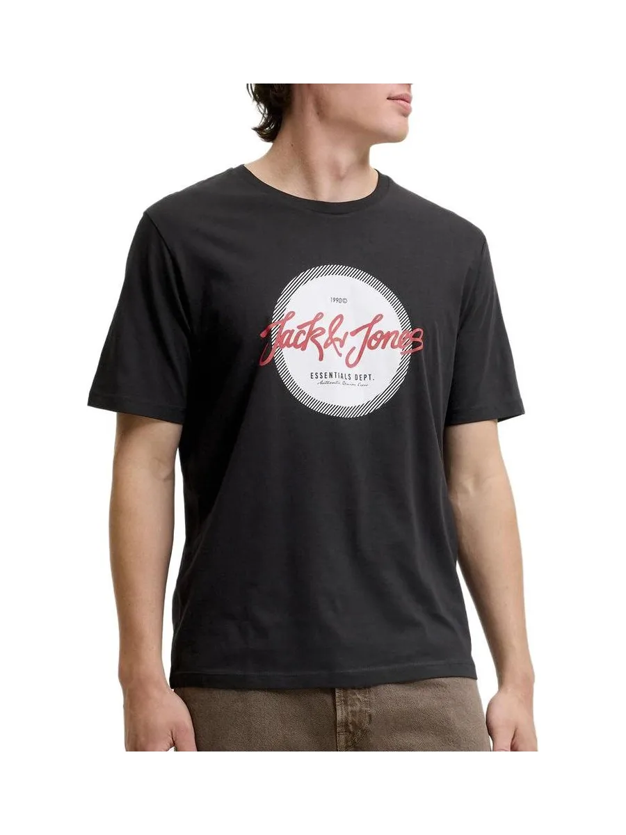 T-Shirt Noir Homme Jack & Jones Urban 2