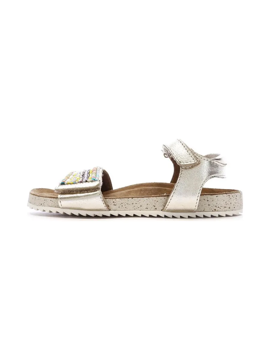 Sandales Doré et Perles Fille Mod8 Mo Charlene 2