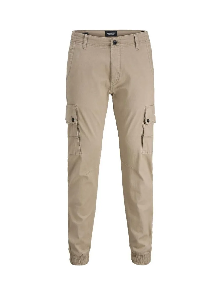 Pantalon Cargo Beige Homme Jack & Jones Warner 12167596 1