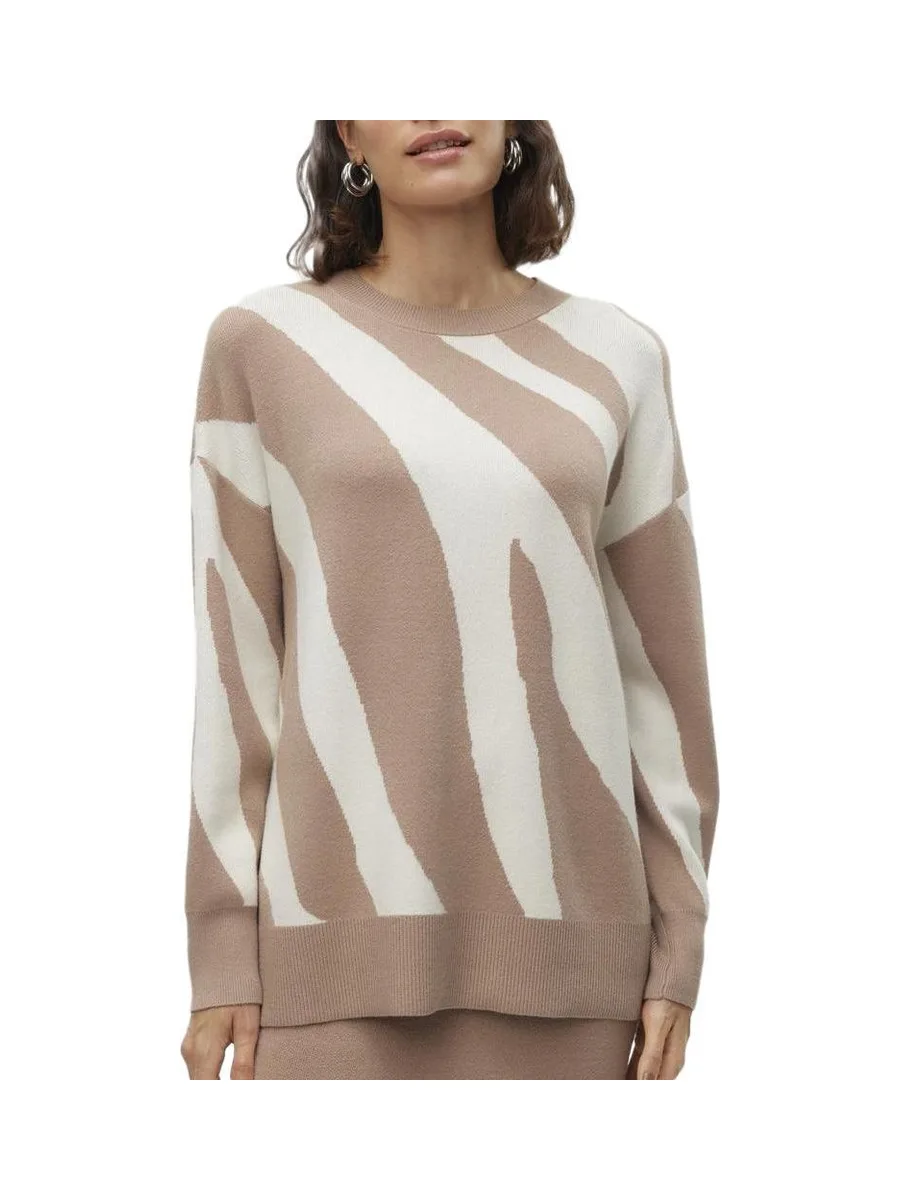 Pull Marron Femme Vero Moda Nancy 10310665 2