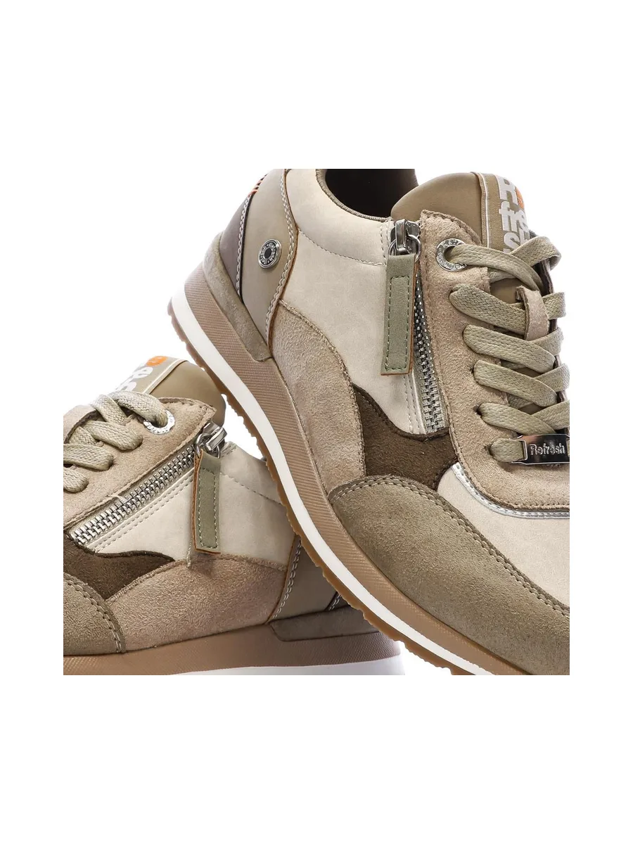 Baskets Beige Femme Refresh 171401 9