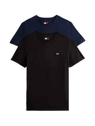Lot de 2 T-Shirt Noir/Marine Homme Tommy Hilfiger DM0DM20687 1