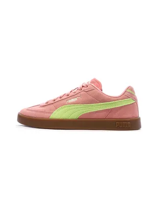 Baskets Roses/Jaunes Homme Puma Club 1