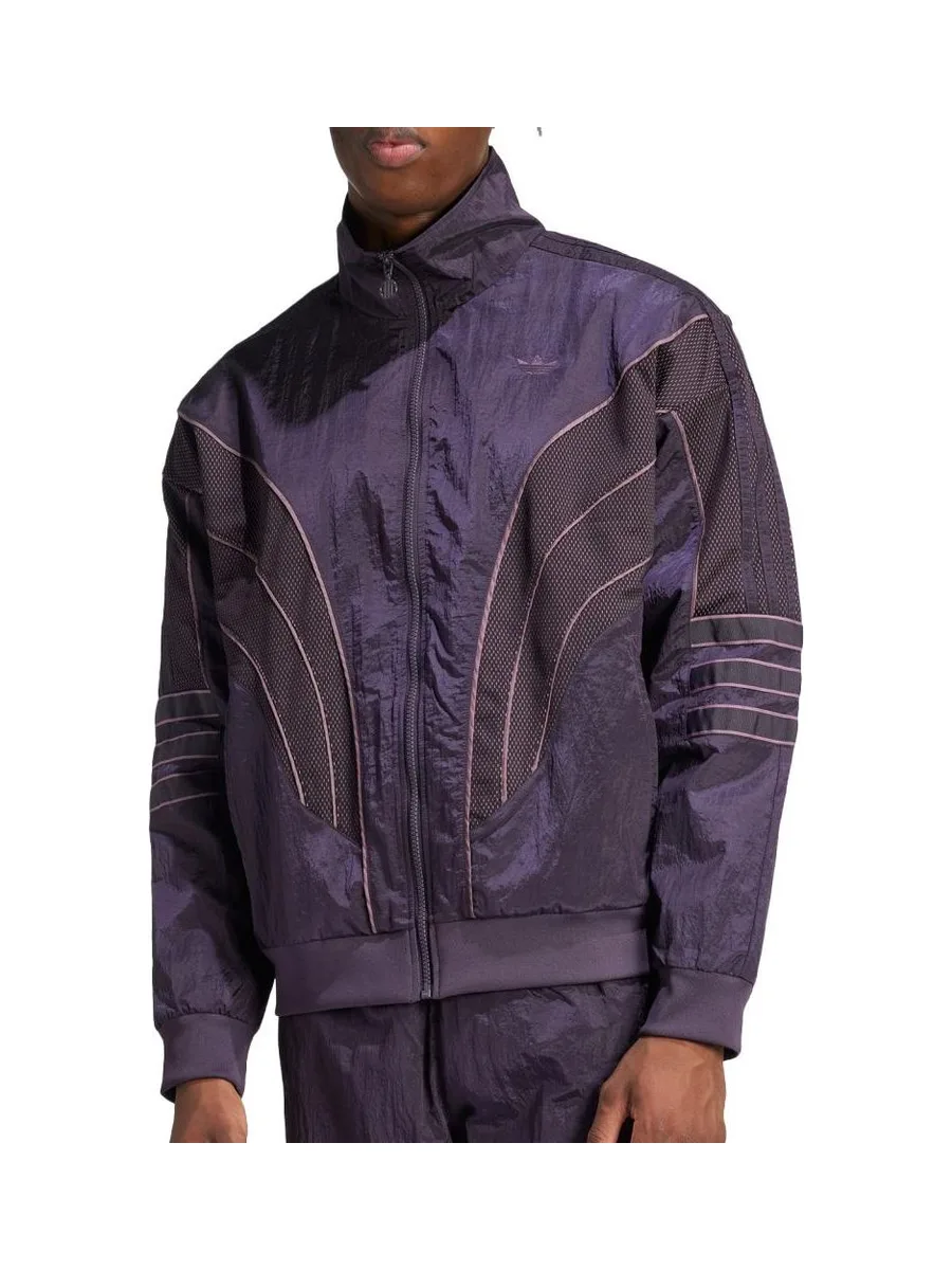 Veste de survêtement Violette Homme Adidas Q4 Atl Stone 2