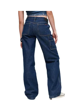 Jean Bleu Femme Superdry Rise Carpenter 2