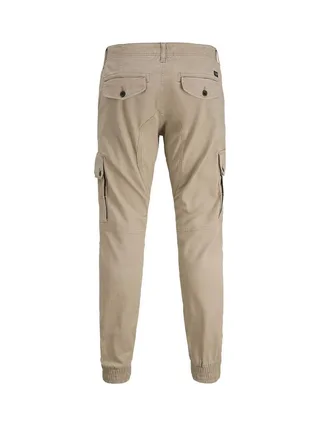 Pantalon Cargo Beige Homme Jack & Jones Warner 12167596 2