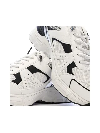Baskets Blanches/Grises/Noires Femme Marco Tozzi Comb 7