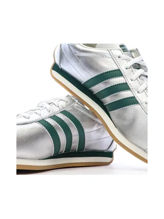 Baskets Argent/Vert Femme Adidas Country 7