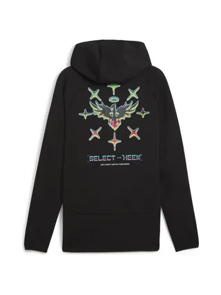 Sweat Zippée Noire Homme Puma Melo 2