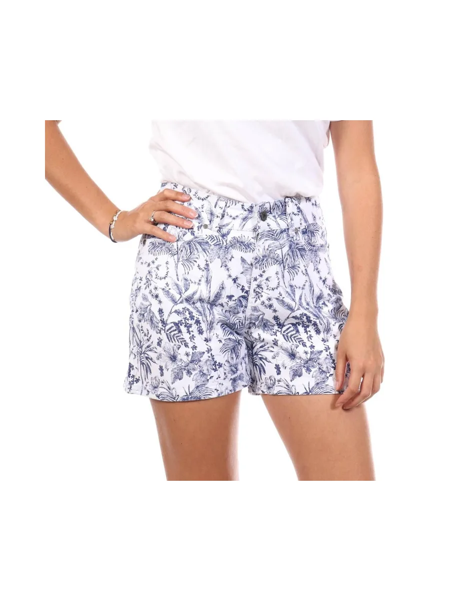 Short Blanc/Bleu Femme Sun Valley OURANA 2