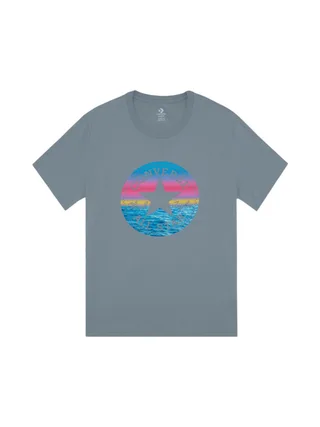 T-shirt Gris Homme Converse Standard Chuck Patch Fill 1