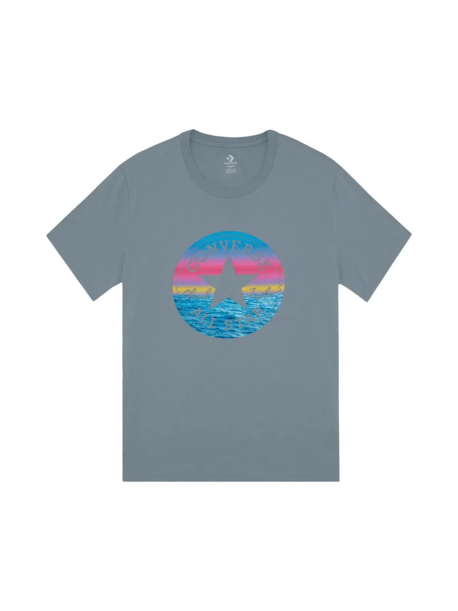 T-shirt Gris Homme Converse Standard Chuck Patch Fill 2