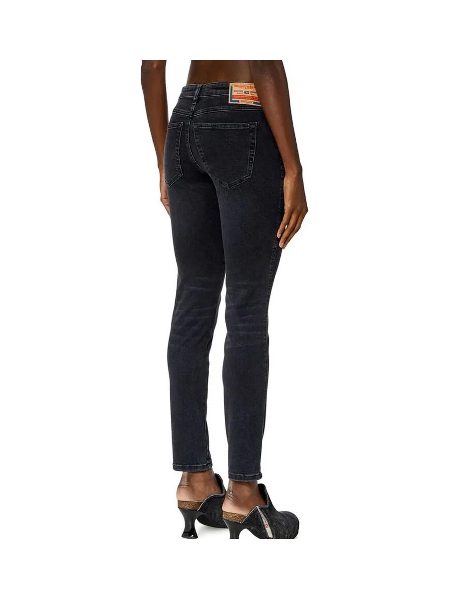 Jean Slim Gris Femme Diesel Babhila 3