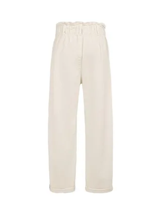 Jean Blanc Fille Teddy Smith Paperbag 2