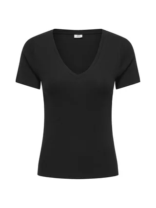 T-shirt Noir Femme JDY Vaya 15378833 1