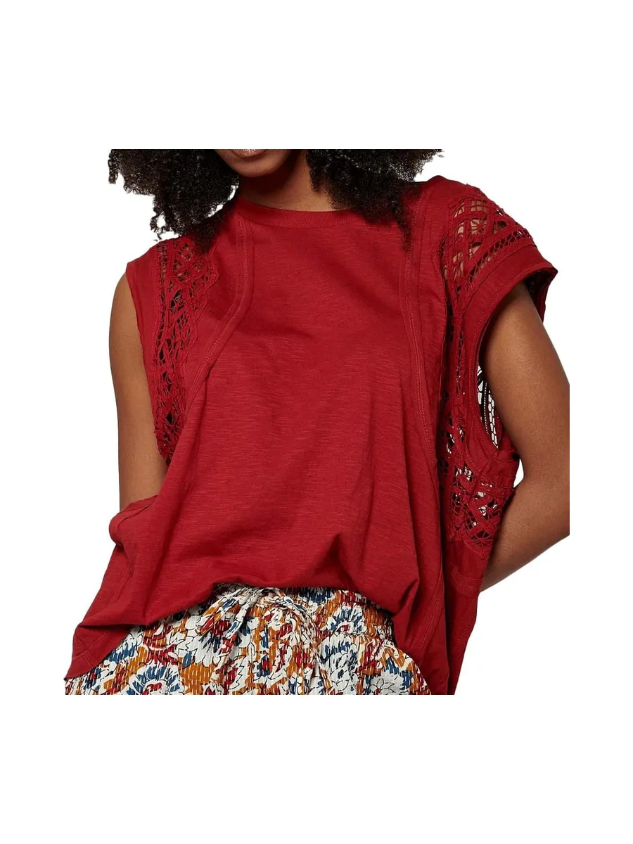 T-shirt Rouge Femme Kaporal SOLEX 2