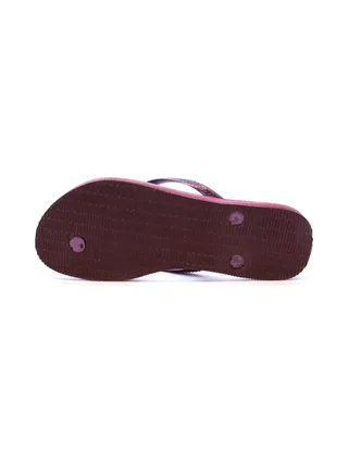 Tongs Violet Femme Havaianas Slim Logo Infradito 2