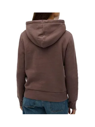 Sweat à Capuche Marron Femme Superdry Tonal Core 2