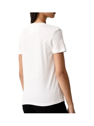 T-Shirt Blanc Femme Tommy Hilfiger Classic 2