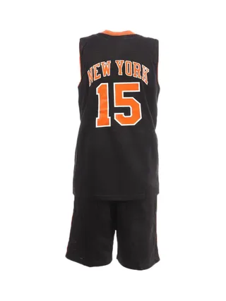 New York Ensemble de basketball Noir/Orange Enfant Sport Zone 2