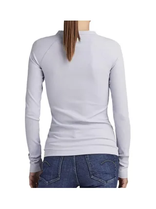 T-shirt Manches Longues Mauve G-Star Femme D23343 2