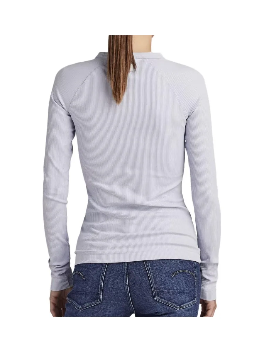 T-shirt Manches Longues Mauve G-Star Femme D23343 3