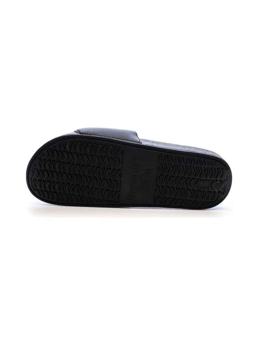Claquettes Noir Homme Superdry Pool Slide 3
