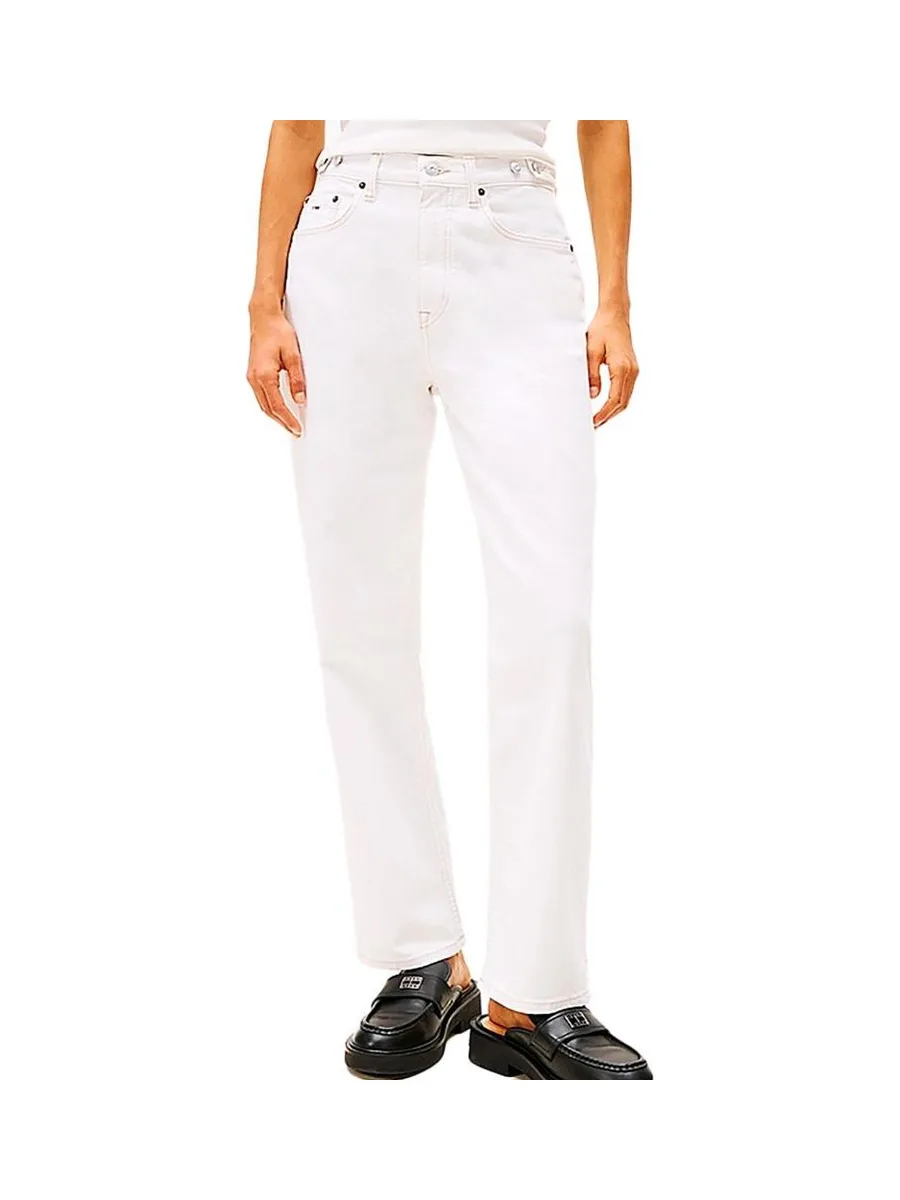 Jean Droit Blanc Femme Tommy Hilfiger Layla 2