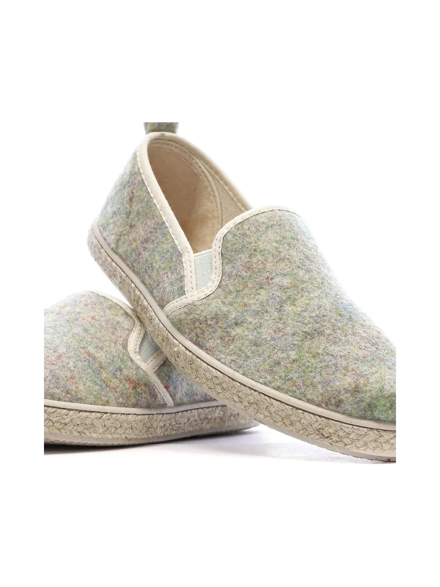 Espadrilles Vertes/Grises Fille Pare Gabia Andu 8