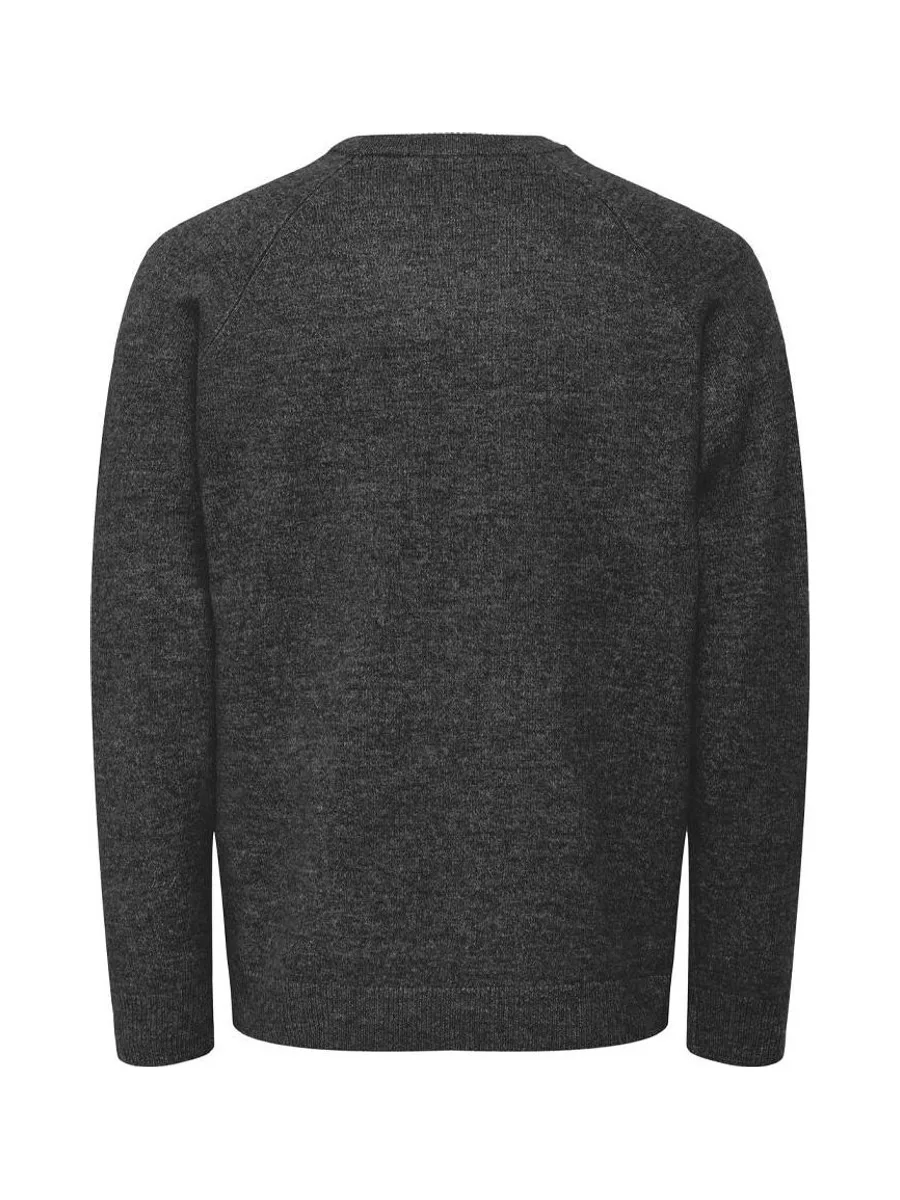 Pull Gris Foncé Homme Only & Sons Thomas 3