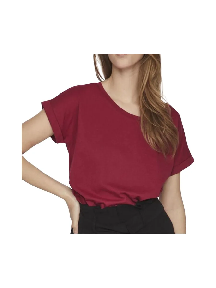 T-shirt Rouge Femme Vila Dreamers 2