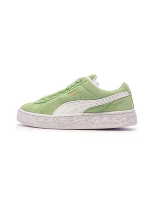 Baskets Vert/Blanc Femme Puma Suede XL 1