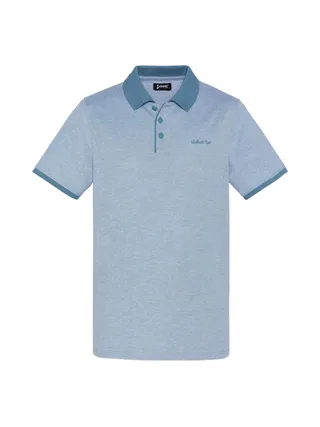 Polo Bleu Clair Homme Schott PSPENY 1