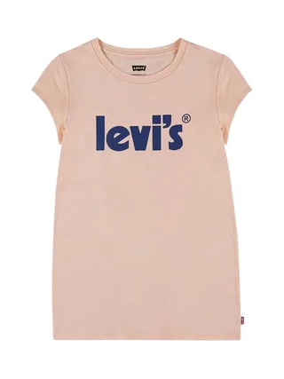 T-shirt Rose Fille Levi's 4EE559 1