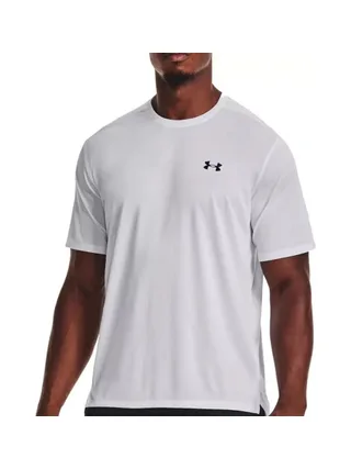 Maillot de Sport Blanc Homme Under Armour Ua Tech Vent 1