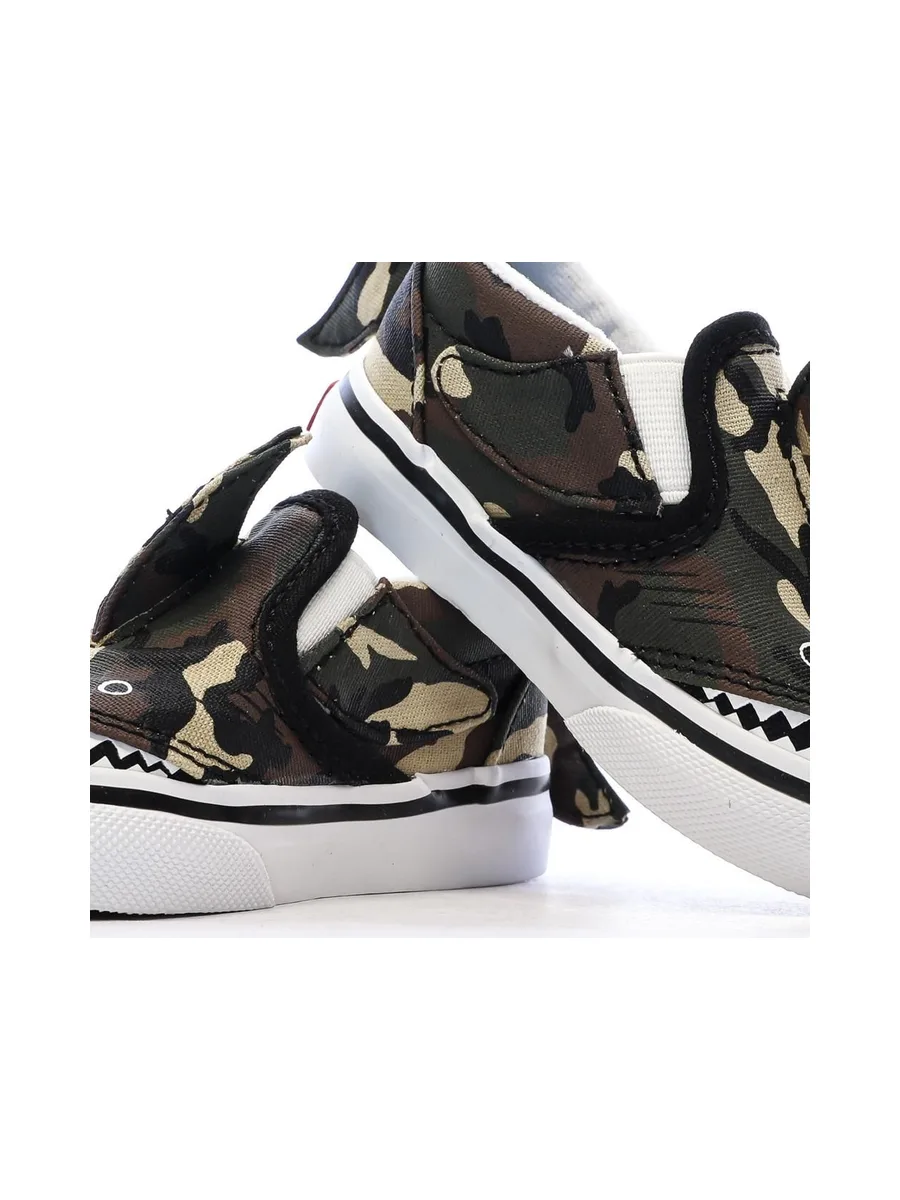 Baskets Kaki Garçon Vans Shark 8