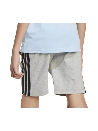 Short Gris Garçon Adidas J 3s Kn Sh 210 2