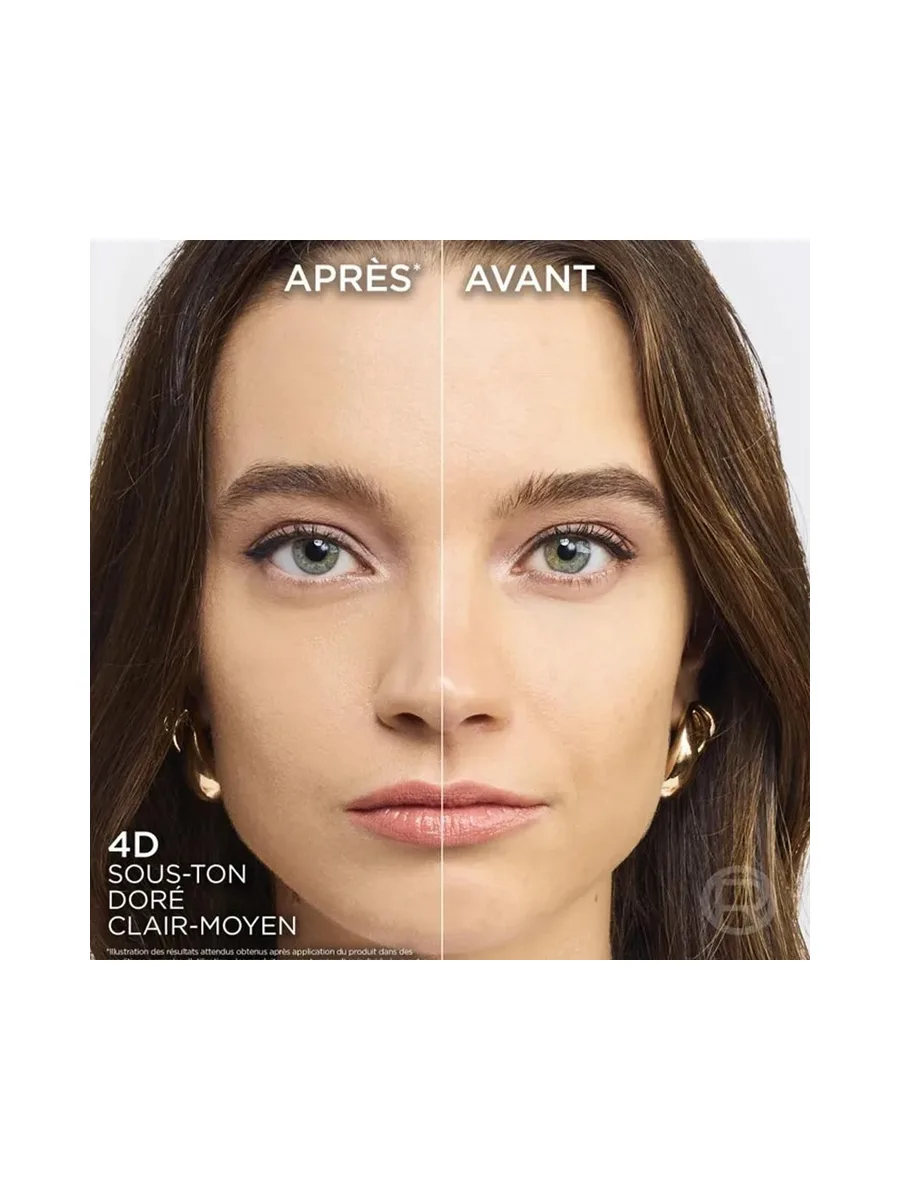 Fond de teint L'Oréal Paris Accord Parfait 4.D/4.W DORE 3