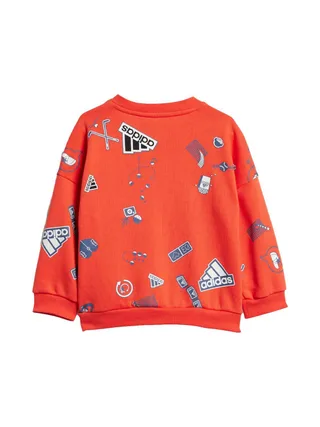 Survêtement Orange/Noir Garçon Adidas Brand Love 2