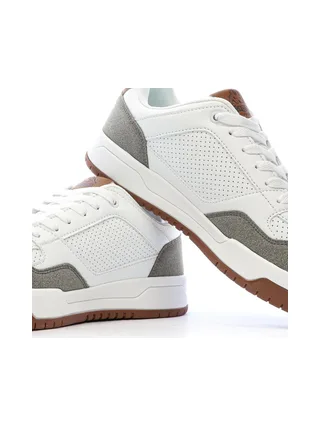 Baskets Blanches/Taupes Homme Kappa Logo Manis 7