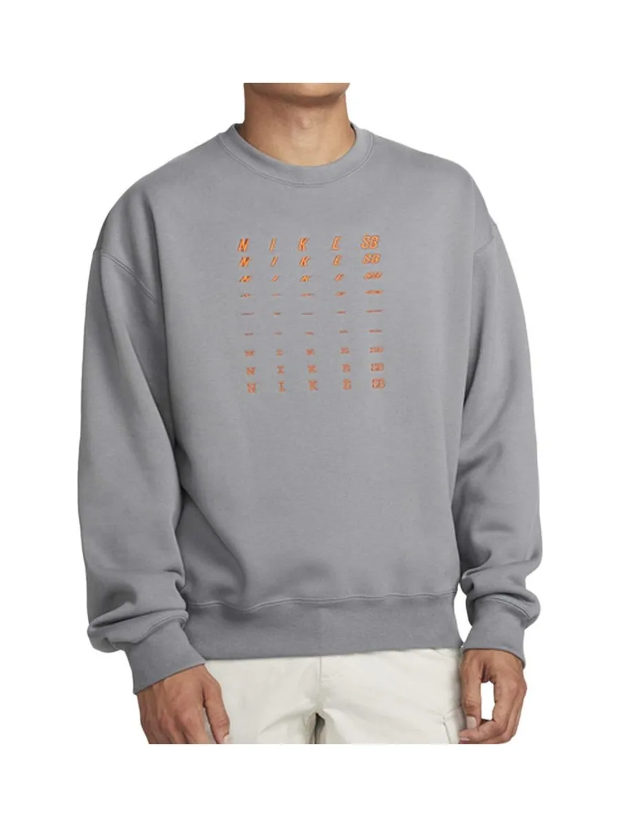 Sweat Gris Foncé Homme Nike Fade 2