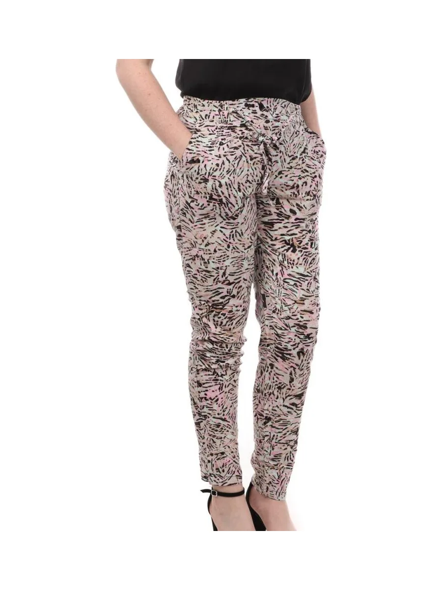Pantalon Rose/Turquoise/Beige Femme Vero Moda Easy 2