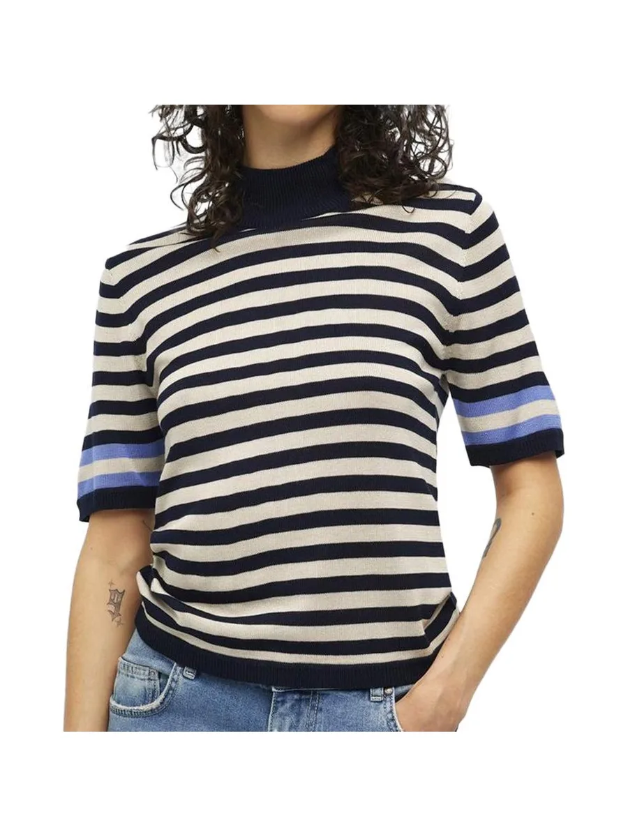 Pull Beige/Noir Femme Object Danya 2