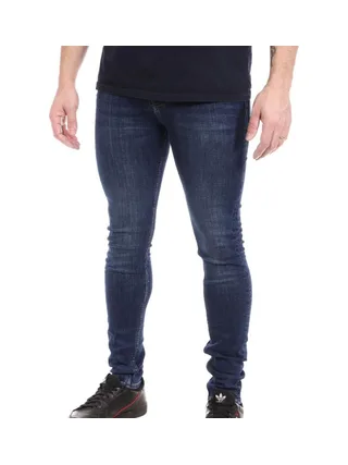 Jean Skinny Bleu Foncé Homme Teddy Smith Flash 1