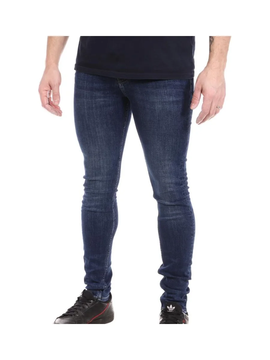 Jean Skinny Bleu Foncé Homme Teddy Smith Flash 1