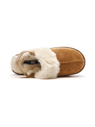 Sabots fourrés à élastique Camel Femme Xti Microfiber 5