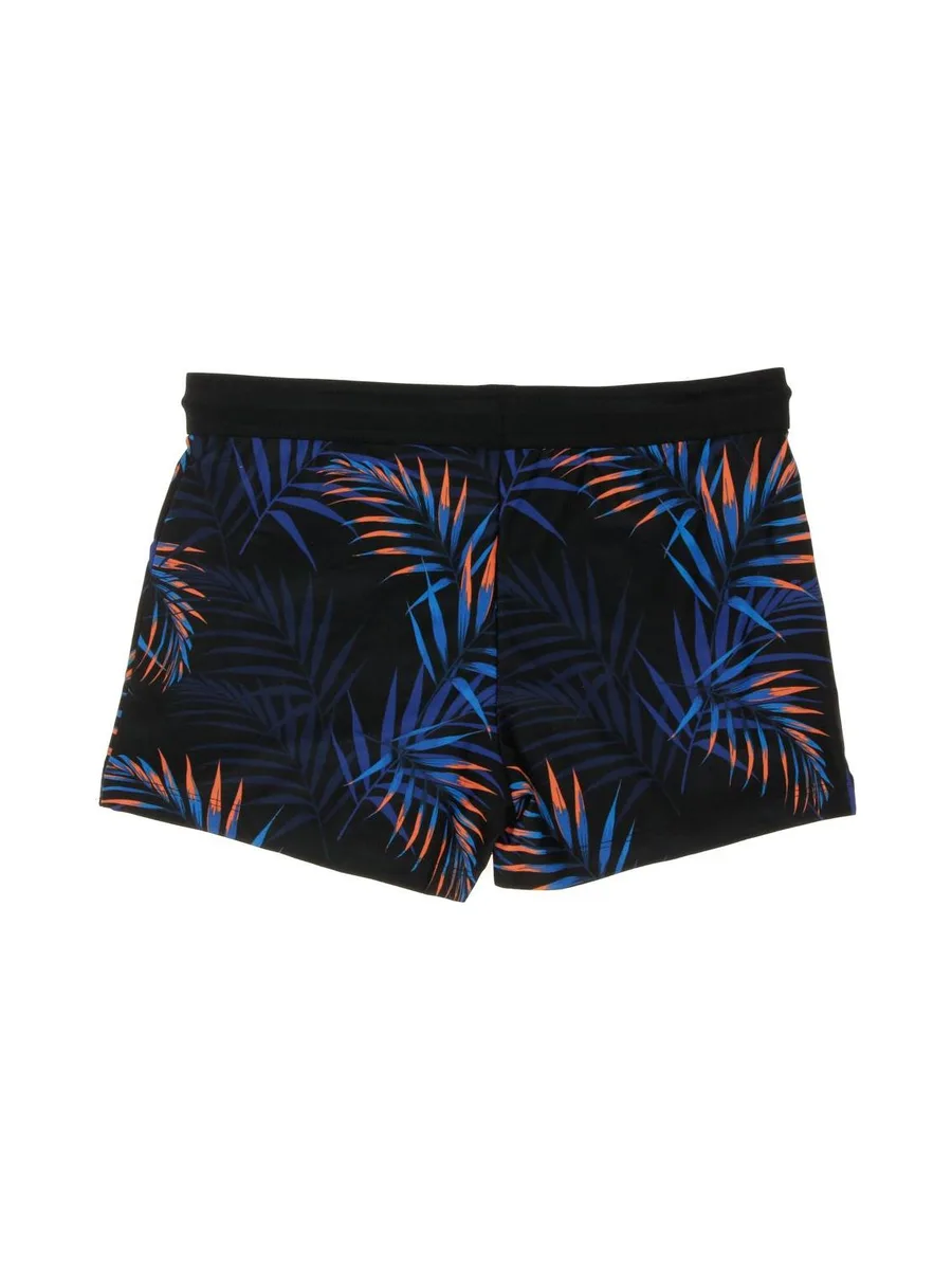 Boxer de bain Noir/Orange Homme Sun Project 1988 2