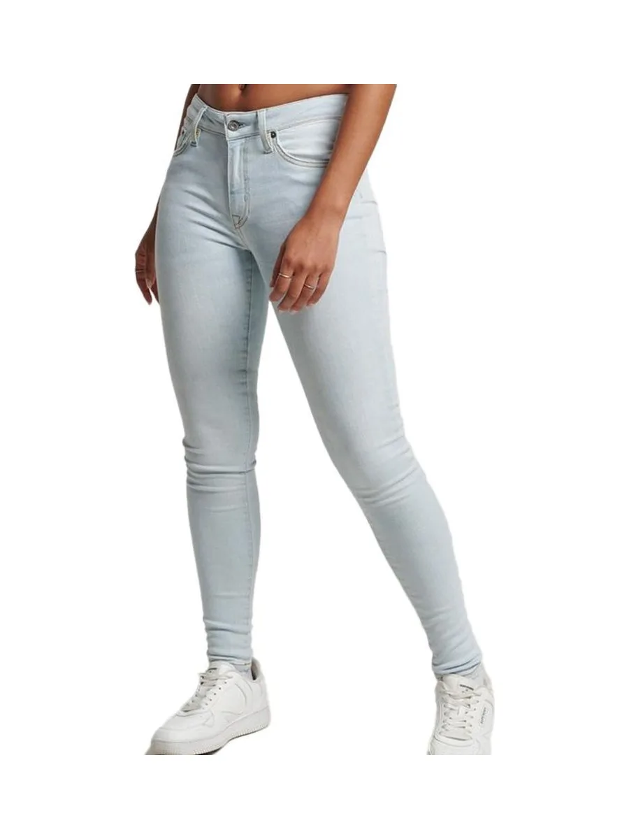 Jean Skinny Bleu Clair Femme Superdry Vintage Rise 2