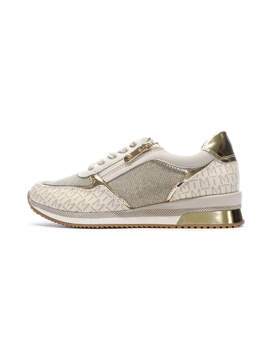 Baskets Doré Femme Marco Tozzi Cream Comb 2
