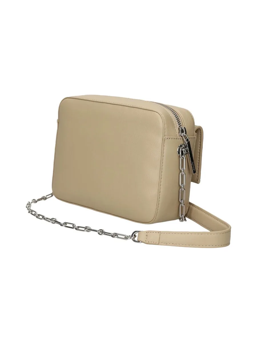 Sac à Bandoulière Beige Femme Calvin Klein Jeans Pocket 3